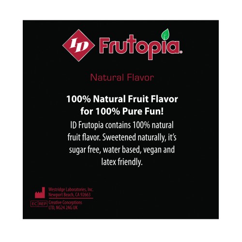 Lubricante Natural ID Frutopia Sabor Sandía para una Diversión Suave