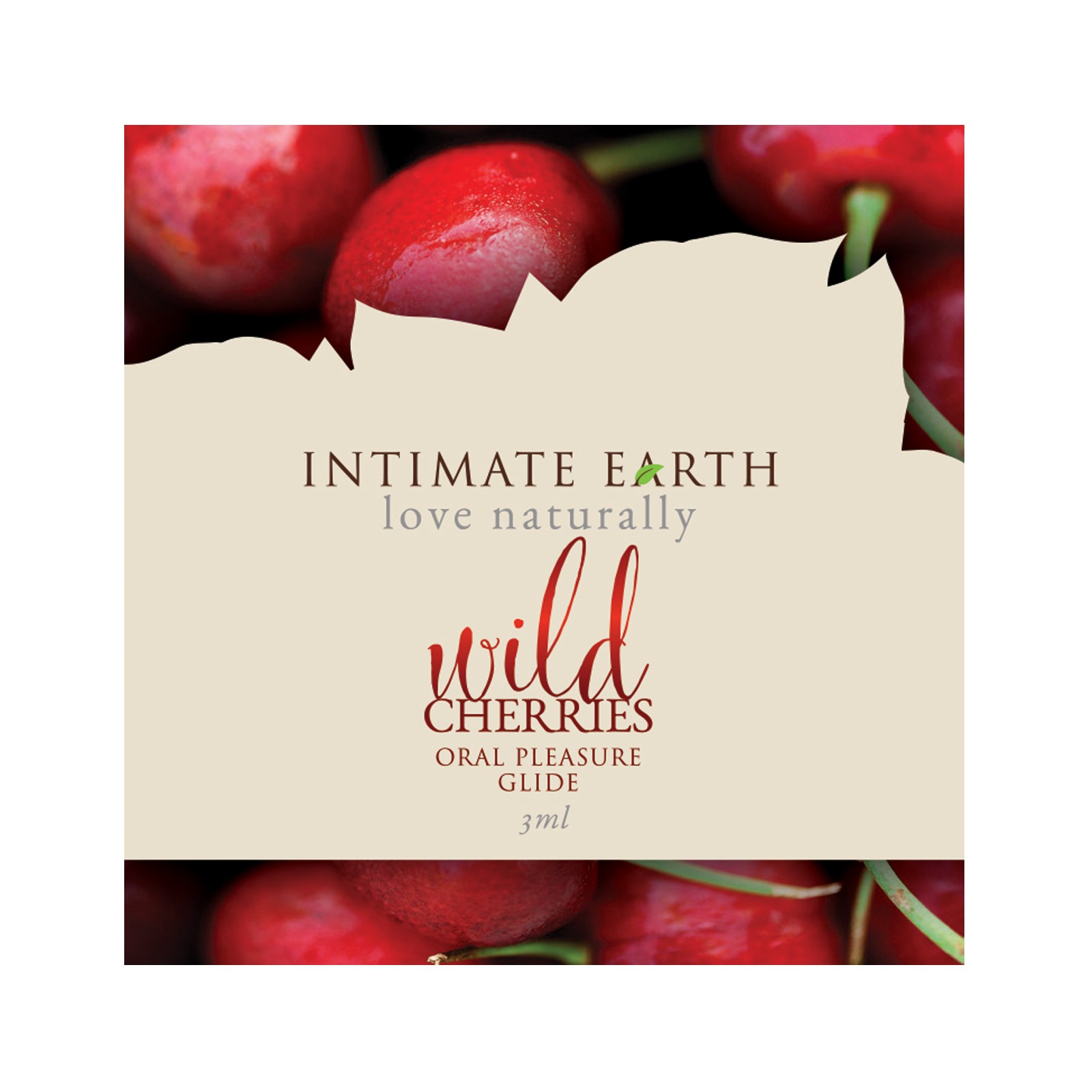 Intimate Earth Wild Cherries Lubricant Foil Pack