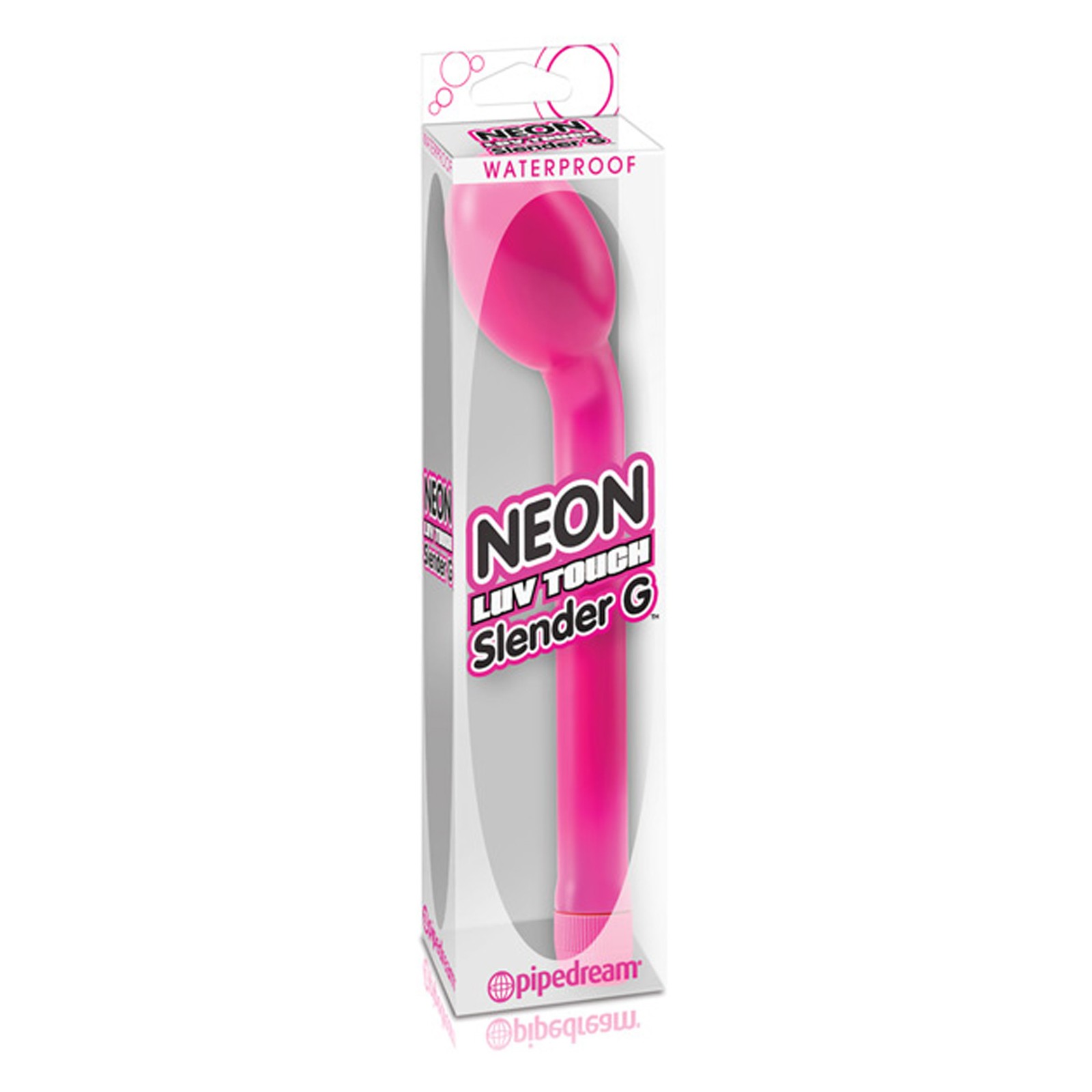 Vibrador Neon Slender G Rosa para Estimulación del Punto G