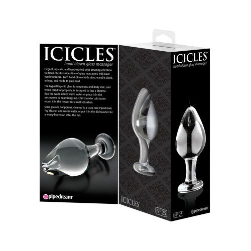 Icicles Hand Blown Glass Wand - Luxurious Pleasure