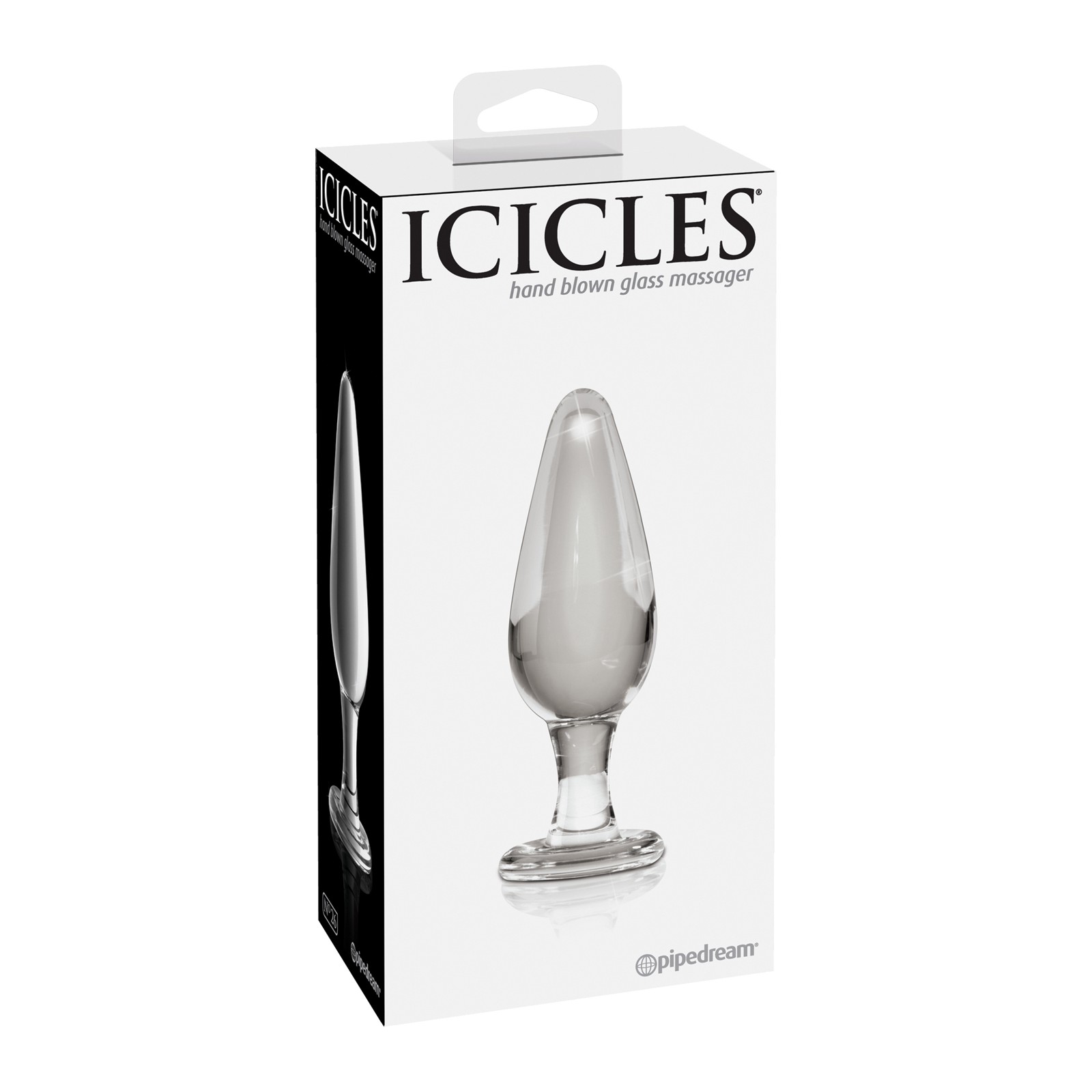 Elegant Hand Blown Glass Massager Icicles No. 26