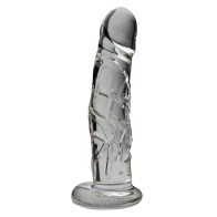 Dildo de Vidrio Realista Spartacus Blown Claro