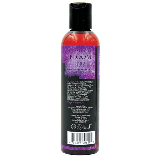 Intimate Earth Bloom Massage Oil - 120 ml Peony Blush