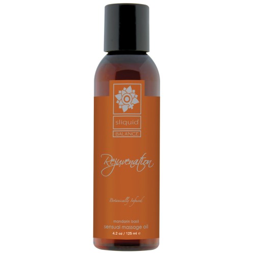 Sliquid Organics Rejuvenate Massage Oil