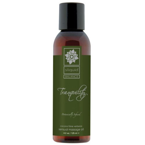 Sliquid Organics Tranquility Massage Oil 4.2 oz