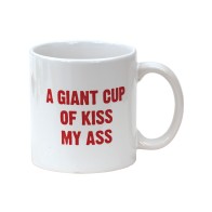 Taza de Actitud Una Gran Taza de Bésame el Trasero - 22 oz