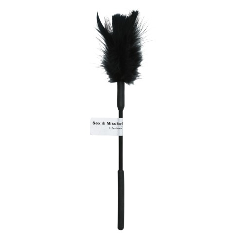 Sex & Mischief Feather Slapper - Red/Black Feathers