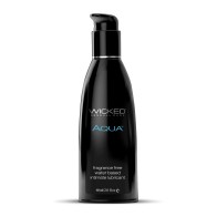 Lubricante a Base de Agua Wicked Aqua Sin Fragancia 2 oz