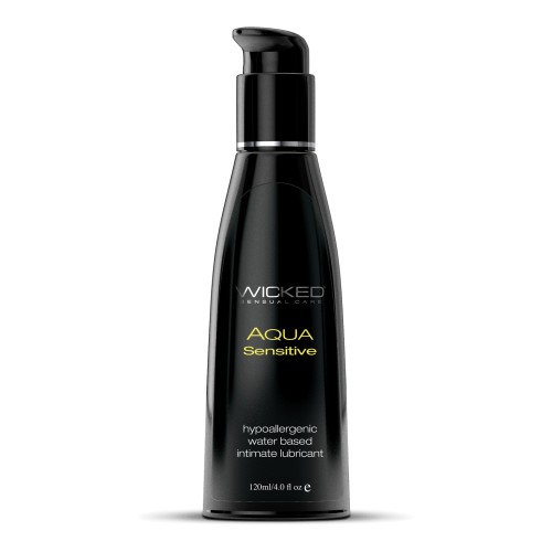 Lubricante Aqua Sensitivo a Base de Agua Wicked 4 oz