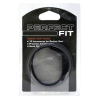 Perfect Fit Speed Shift Adjustable Cock Ring - Black