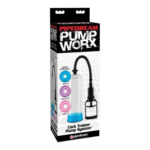 Entrenador de Pene Pump Worx con 3 Mangas