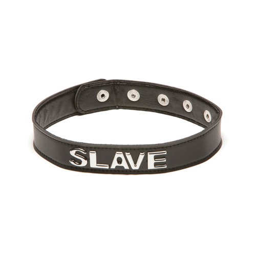 Talk Dirty to Me Slave Collar for BDSM Adventures