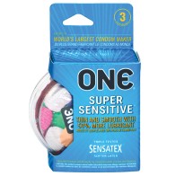 Preservativos ONE Super Sensitive - Caja de 3