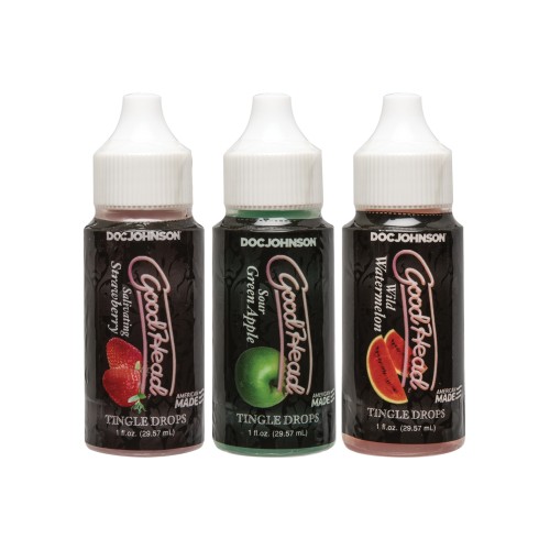 Kit de Gotas GoodHead Tingle - Diversión Oral Saborizada