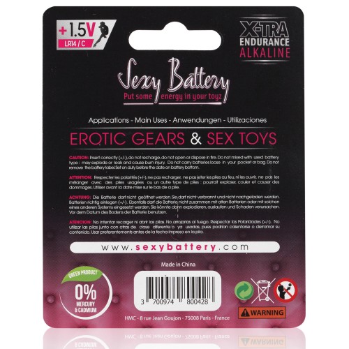 Batería Sexy C Caja de 10 Paquetes Duales