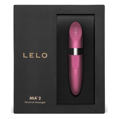 LELO Mia 2 Rosa Profundo - Icono de Vibración en Lápiz Labial