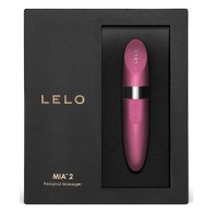 LELO Mia 2 Rosa Profundo - Icono de Vibración en Lápiz Labial