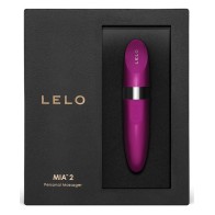 LELO Mia 2 Rosa Profundo - Icono de Vibración en Lápiz Labial