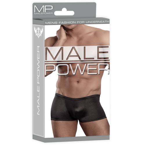 Male Power Satin Lycra Boxer Black Large