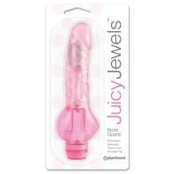 Juicy Jewels Rose Quartz Vibrator Pink