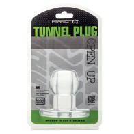 Perfect Fit Tunnel Plug Medium Clear Adult Toy