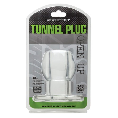 Innovative XL Clear Tunnel Butt Plug for Endless Play