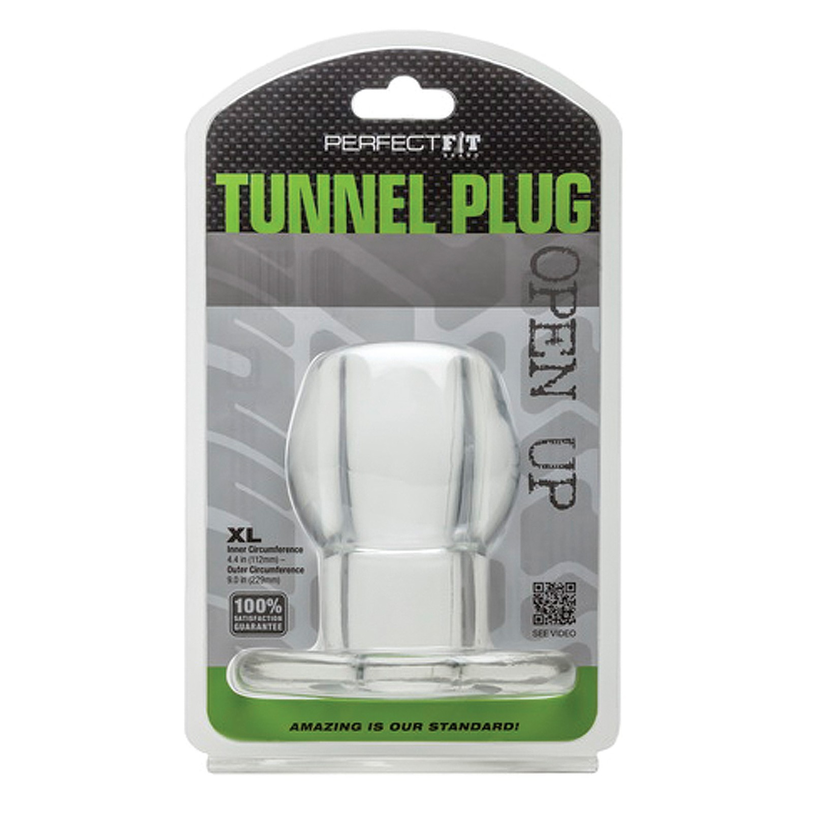 Innovative XL Clear Tunnel Butt Plug for Endless Play