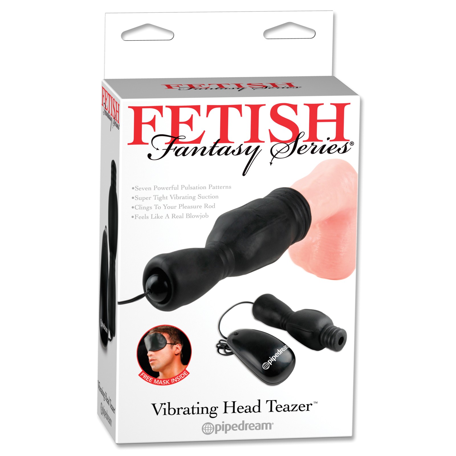 Teaser Vibrante de Cabeza Fetish Fantasy Negro