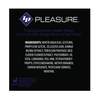 ID Pleasure Waterbased Tingling Lubricant 4.4 oz Bottle