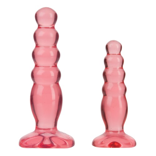 Crystal Jellies Anal Delight Trainer Kit in Pink