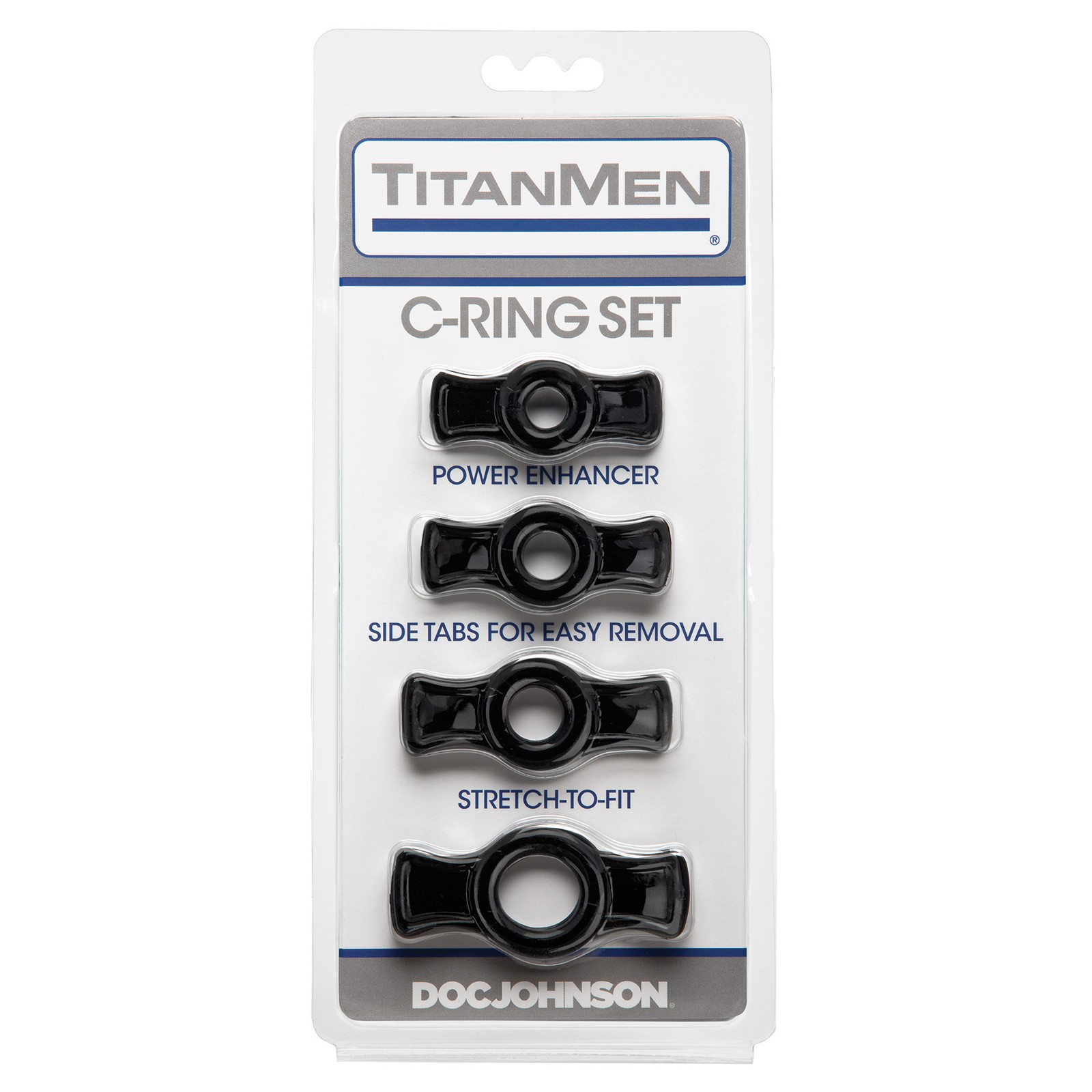 Titanmen Tools Cock Ring Set Black