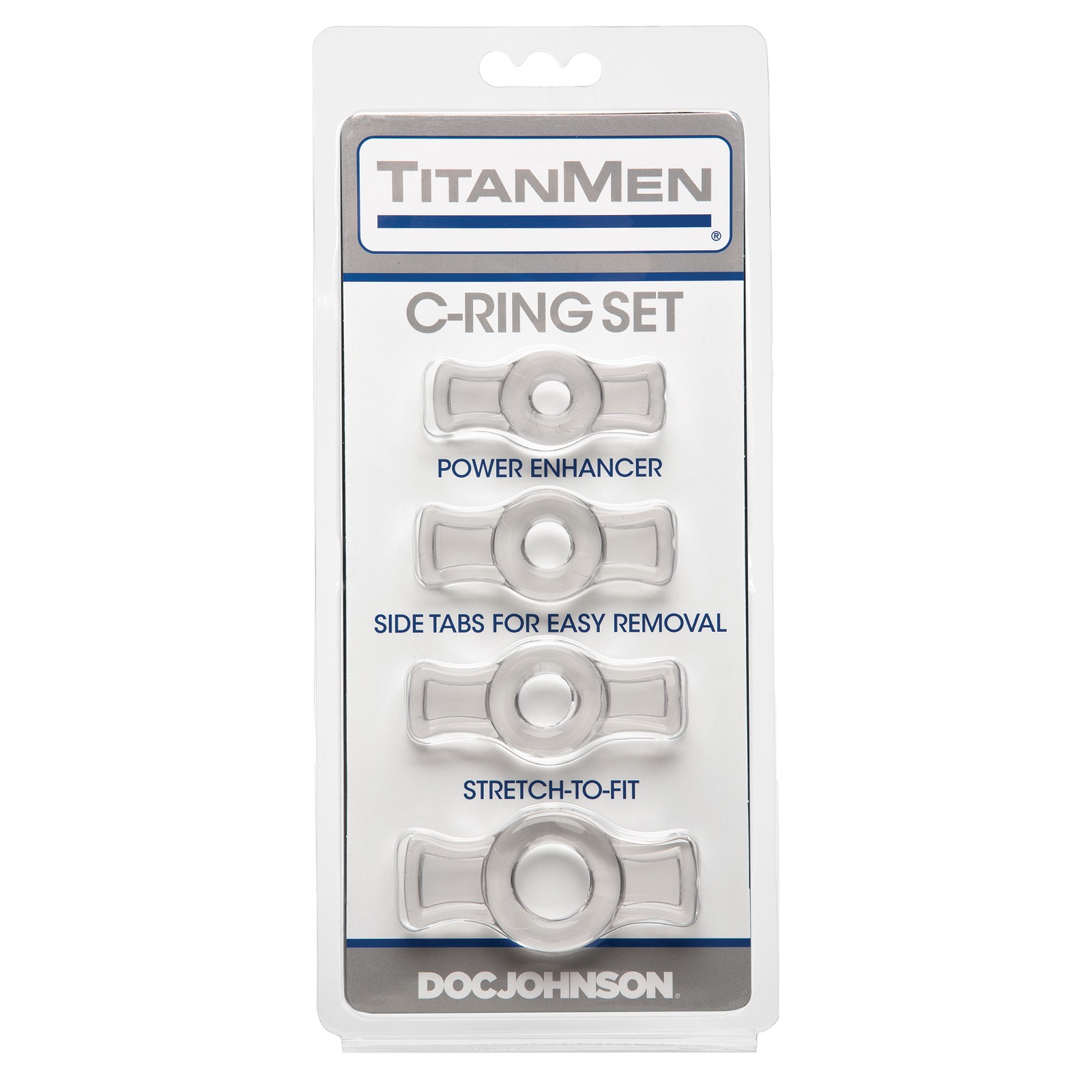 Set de Anillos Cock Titanmen Tools Clear