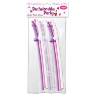 Bachelorette Pecker Sipping Straws Assorted Colors