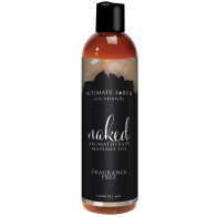 Naked Massage Oil by Intimate Earth - 120 ml