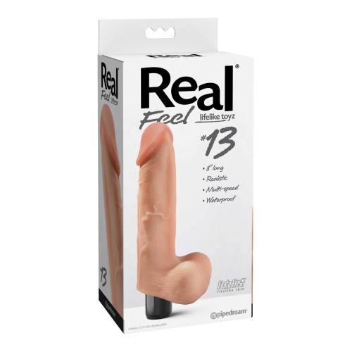 Vibrador Largo a Prueba de Agua Real Feel No. 13