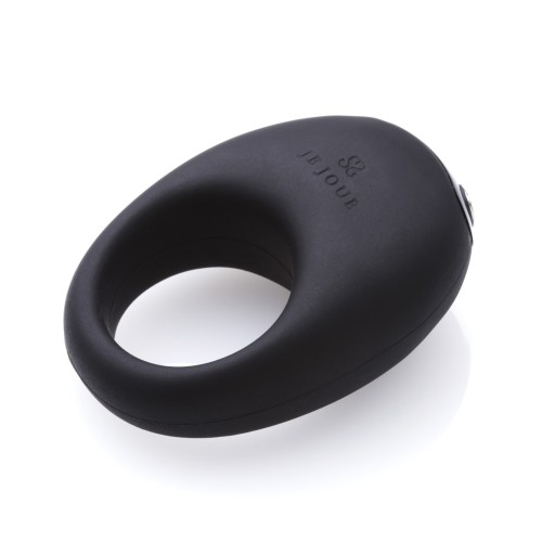 Anillo para el Pene Je Joue Mio con Cinco Vibraciones - Negro