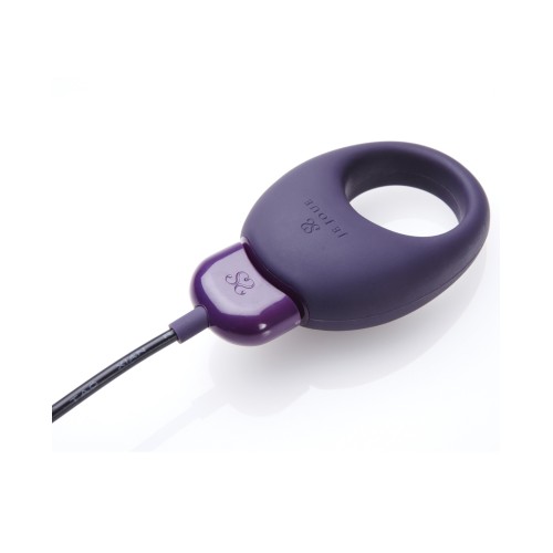 Je Joue Mio Cock Ring with Five Vibrations - Purple