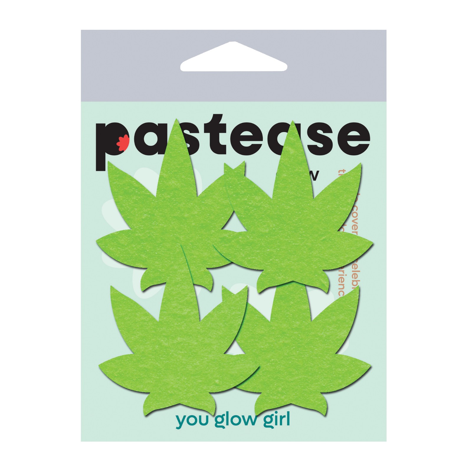 Pastease Glow in the Dark Leaf Nipple Pasties