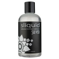 Sliquid Silver Silicone Lubricant - 8.5 oz - Glycerine & Paraben Free