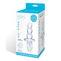 Plug Anal de Vidrio Beaded Glas Titus