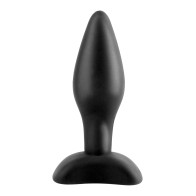 Mini Silicone Anal Plug Black