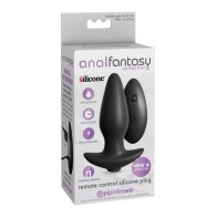 Plug de Silicona con Control Remoto Fantasía Anal