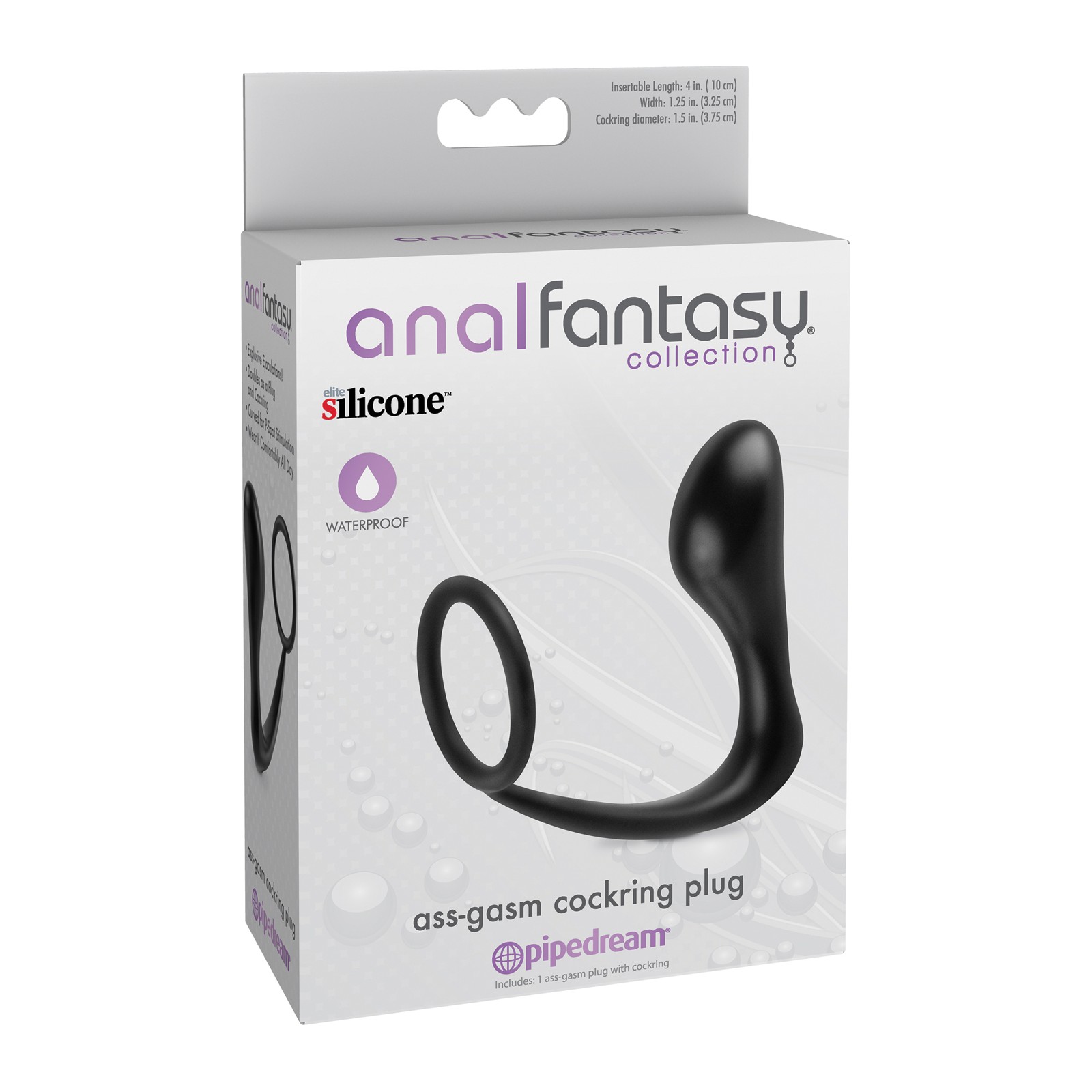 Anal Fantasy Ass Gasm Cockring Plug