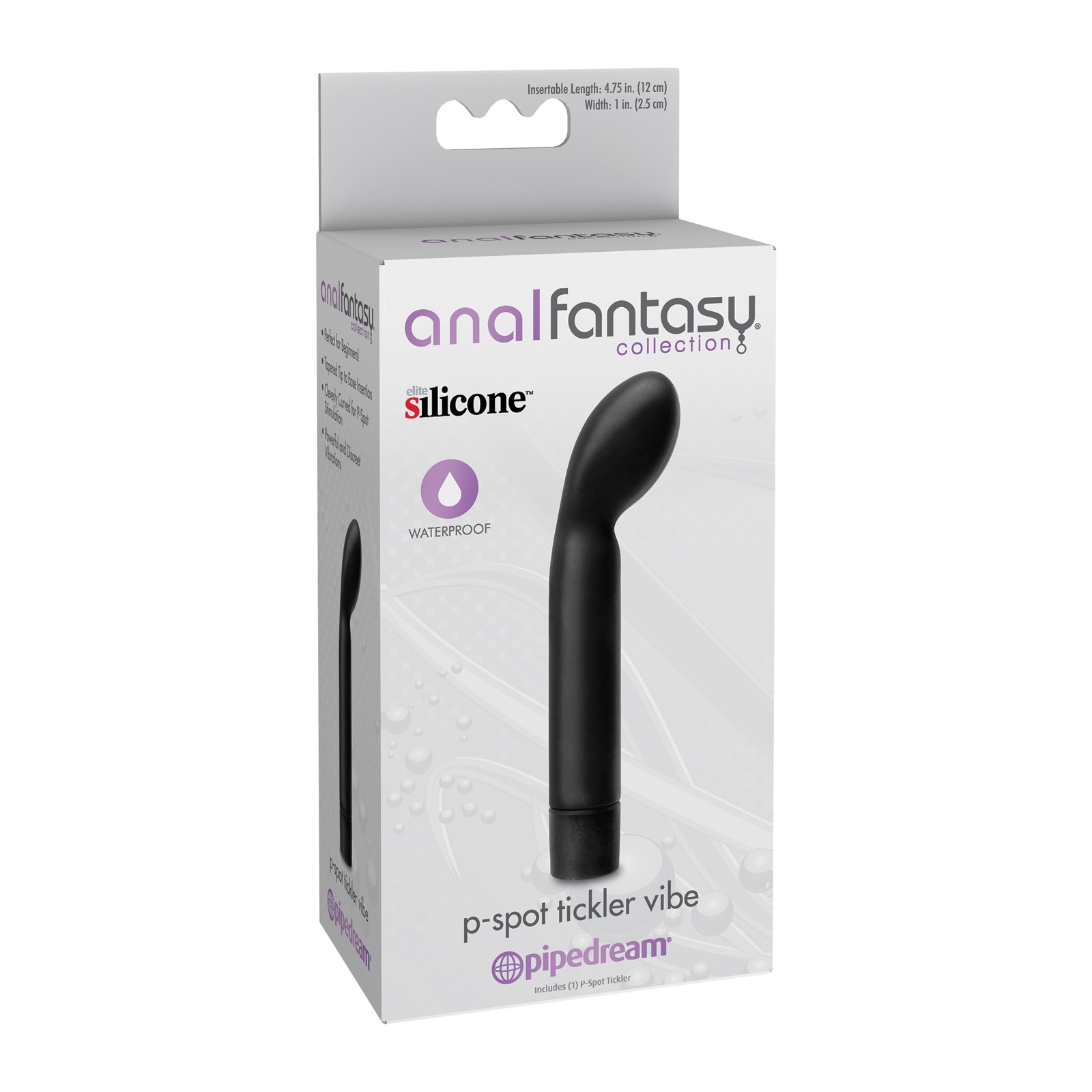 Anal Fantasy P Spot Tickler Vibe - Black