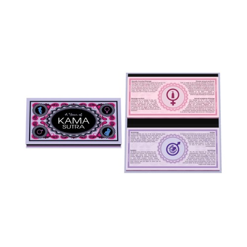 A Year of Kama Sutra Card Game for Couples