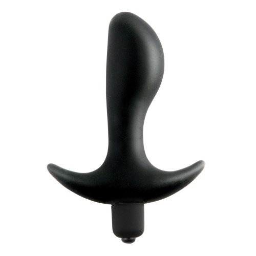 Plug Perfecto Vibrante Fantasía Anal - Negro