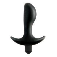 Plug Perfecto Vibrante Fantasía Anal - Negro