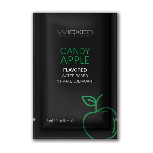 Wicked Sensual Care Lubricante Aqua Manzana de Caramelo para Placer