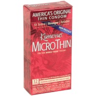 Caja de Condones Micro Thin Kimono - Calidad Premium