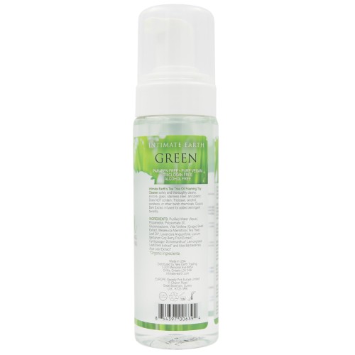 Limpiador Espumoso Intimate Earth Aceite de Árbol de Té Verde